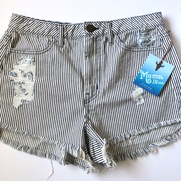 Show Me Your MuMu Pants - Show Me Your Mumu High Waisted Shorts Size 31